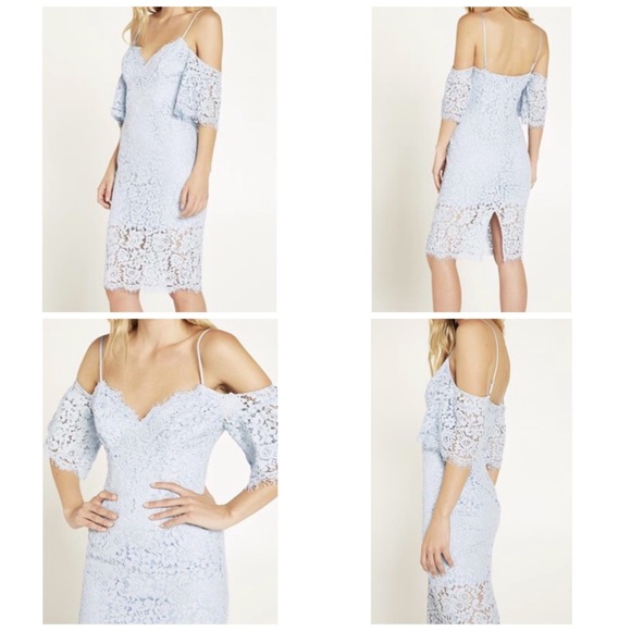 Bardot Karlie Cold Shoulder Lace Dress - Picture 7 of 16
